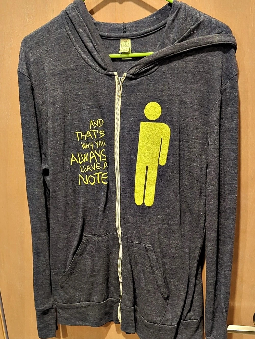 Arrested Development - Alternative Apparel Zip Hoodie Gray Casual Graphic Size L